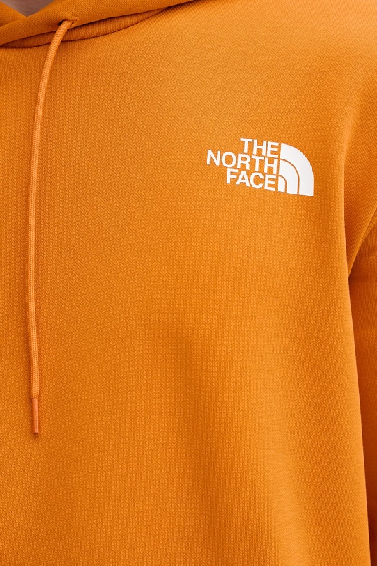 The North Face bluză Simple Dome NF0A89FCBRO1 portocaliu