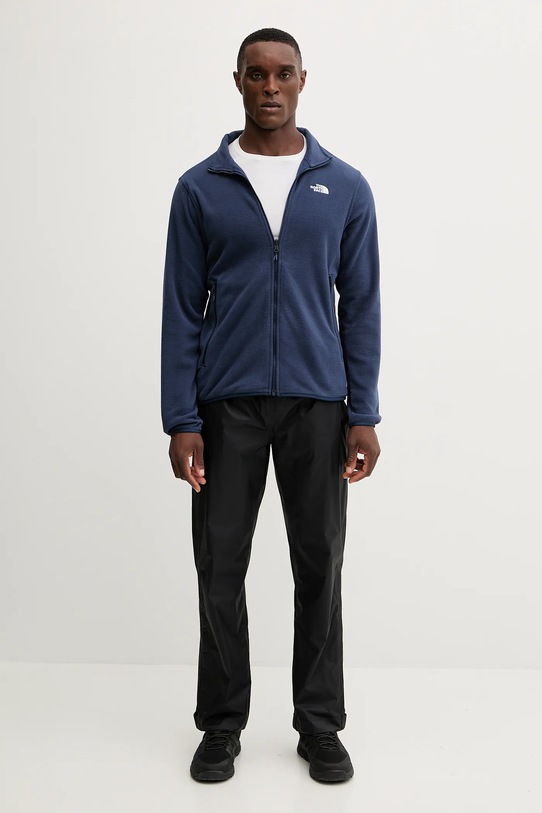 Fleecová mikina The North Face NF0A8D0R8K21 tmavomodrá AW25