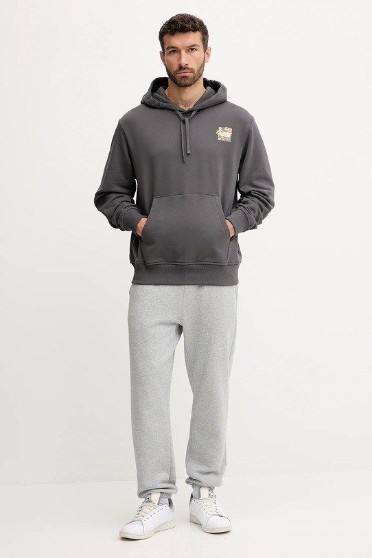 Βαμβακερή μπλούζα The North Face Connect Relaxed NF0A8E40RHI1 γκρί AW25