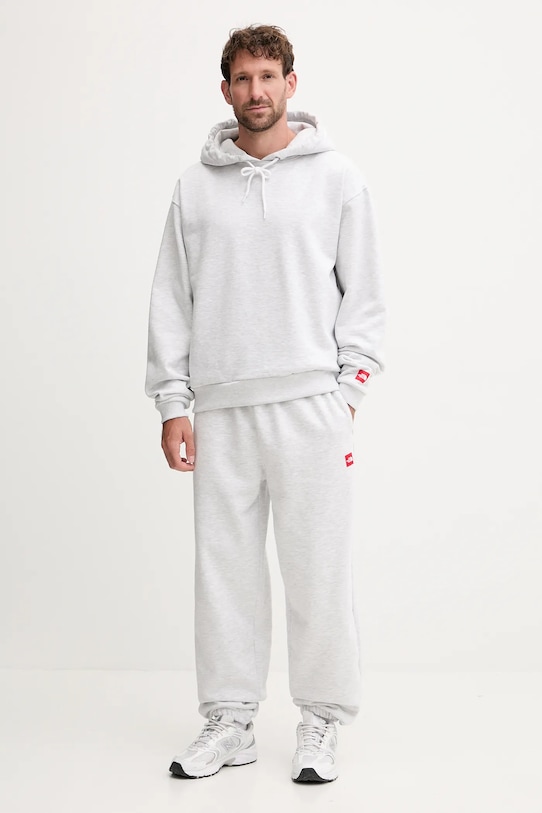 The North Face bluză Redbox NF0A8EFZE041 gri AW25