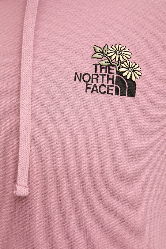Βαμβακερή μπλούζα The North Face Flowe Dome NF0A8EGZHCS1 ροζ