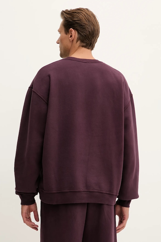 Odzież American Vintage bluza bawełniana MPLI03B fioletowy