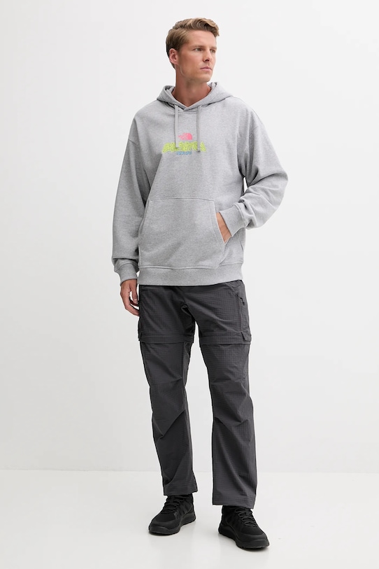 The North Face bluză Expedition Celebration NF0A8E3FDYX1 gri AW25