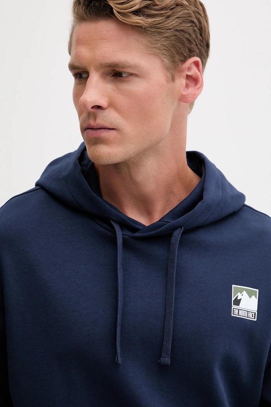 The North Face bluza bawełniana granatowy NF0A8E3N8K21