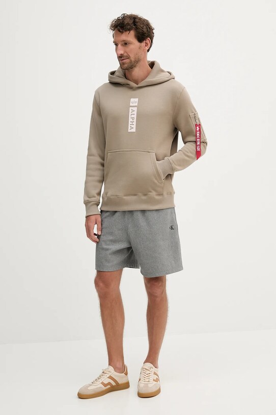 Mikina Alpha Industries 146338.679 zelená AW25