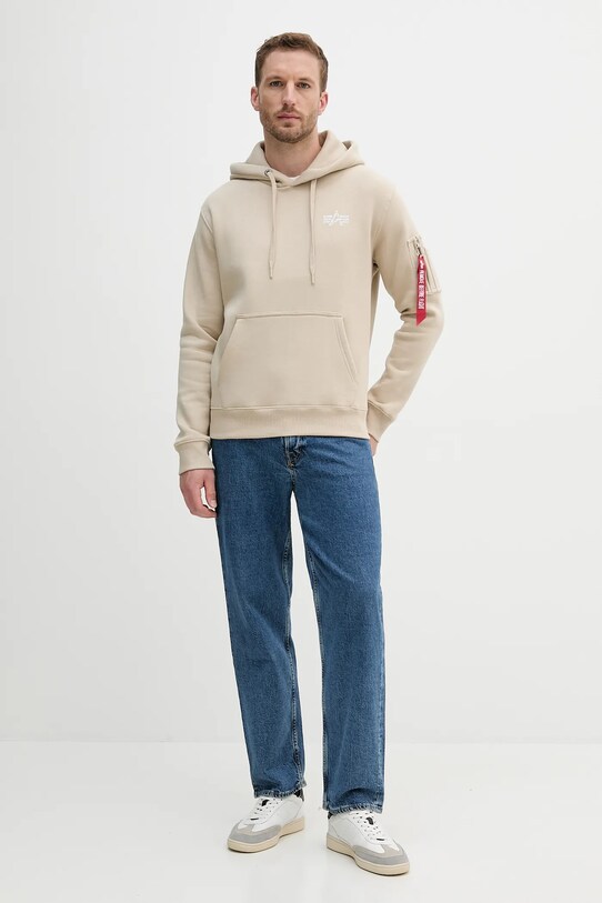 Alpha Industries bluza 148341.627 beżowy AW25