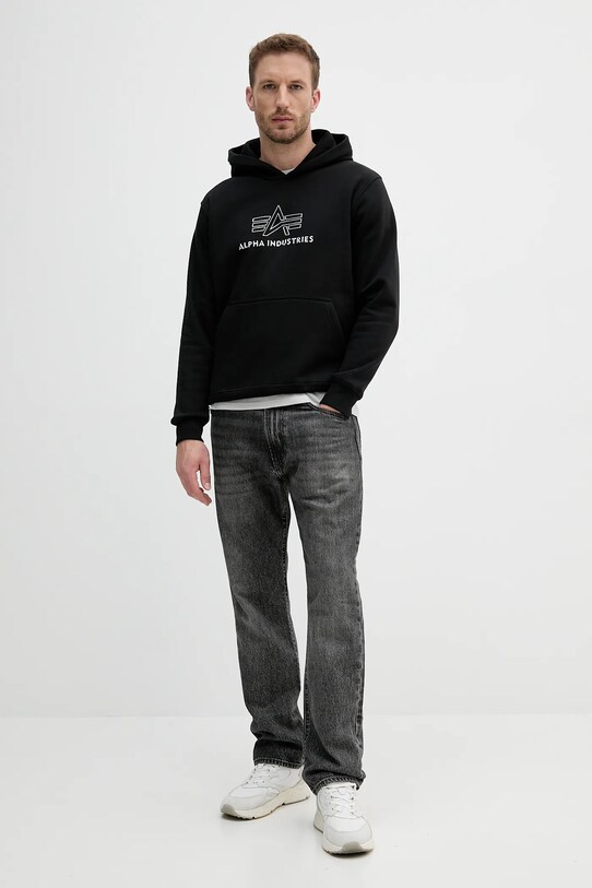 Alpha Industries bluza 148346.373 czarny AW25