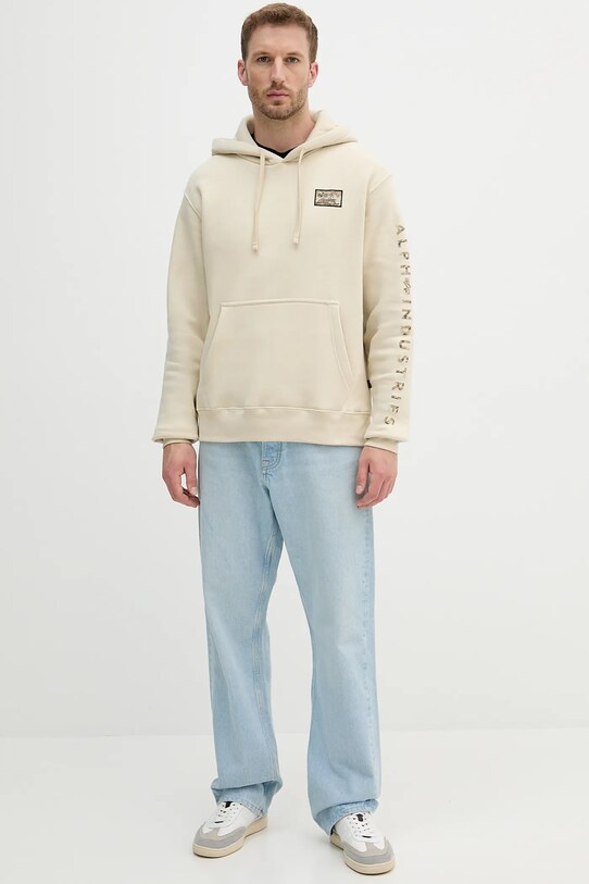 Alpha Industries bluza 156340.300 beżowy AW25