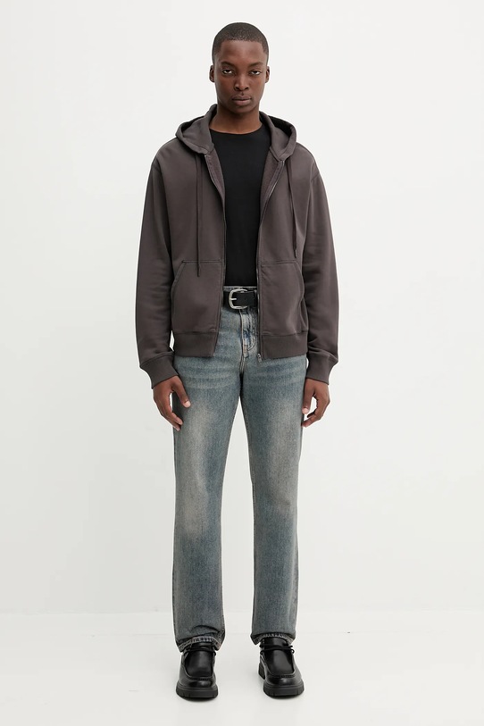 ZADIG&VOLTAIRE bluza bawełniana JMSS01311 brązowy AW25