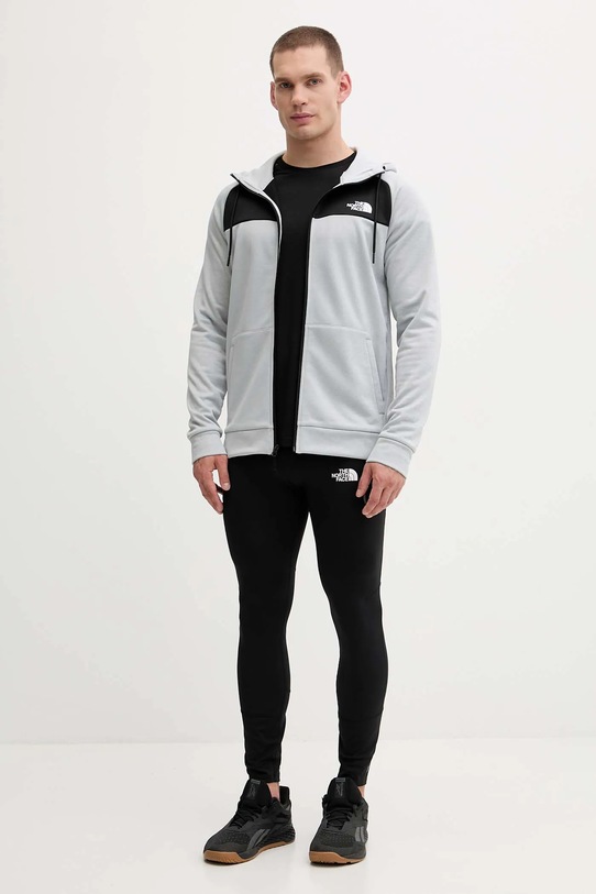 The North Face bluza treningowa Reaxion NF0A8CNPEEI1 szary AW25