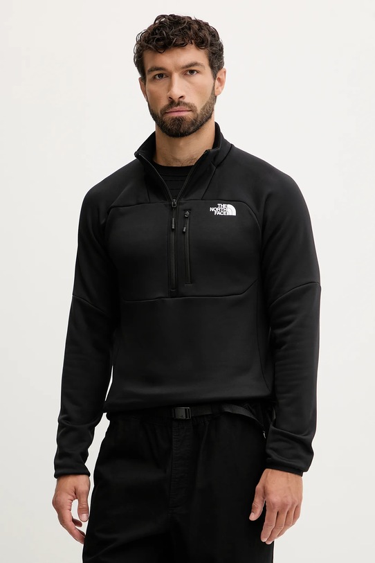 Mikina The North Face Meteora bez kapuce černá NF0A8E1MJK31