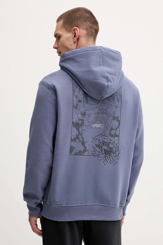 Oblečenie Bavlnená mikina The North Face Powder Days NF0A8E4GBTR1 fialová