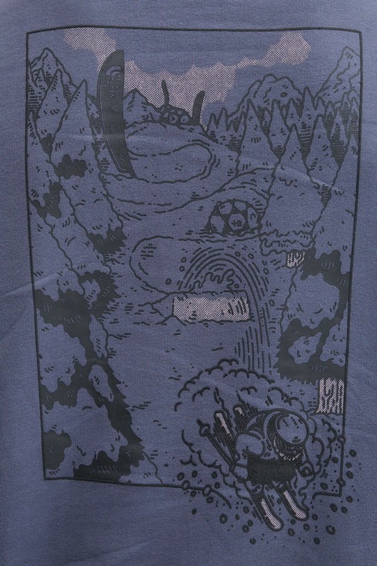 Bavlnená mikina The North Face Powder Days NF0A8E4GBTR1 fialová