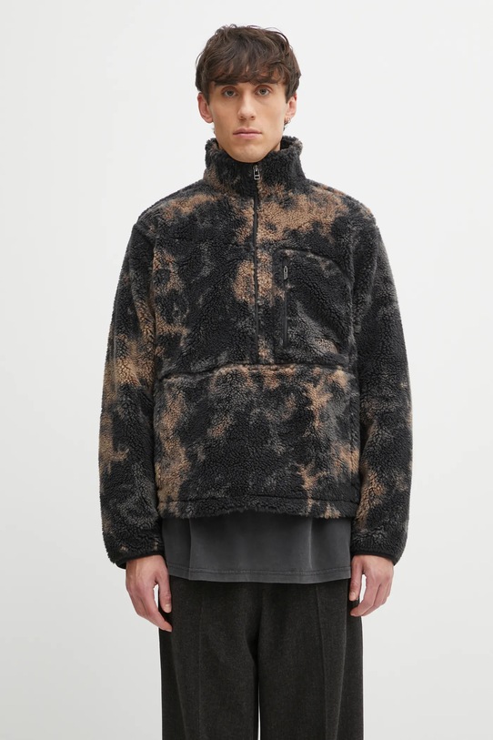 The North Face felpa in pile Extreme Pile 2 stampa all-over nero NF0A8EEPD7O1
