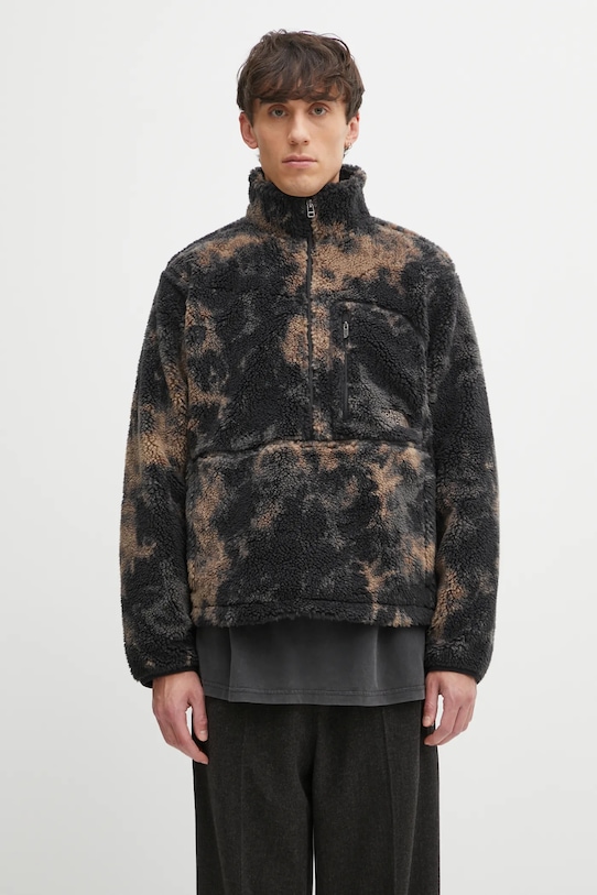 The North Face felpa in pile Extreme Pile 2 stampa all-over nero NF0A8EEPD7O1