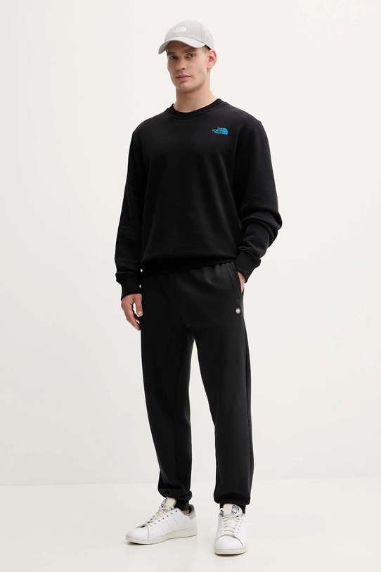 The North Face bluza bawełniana NF0A8EU5JK31 czarny AW25