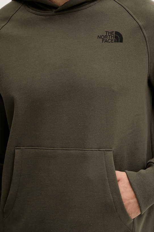 Βαμβακερή μπλούζα The North Face NF0A8E3KFA41 πράσινο