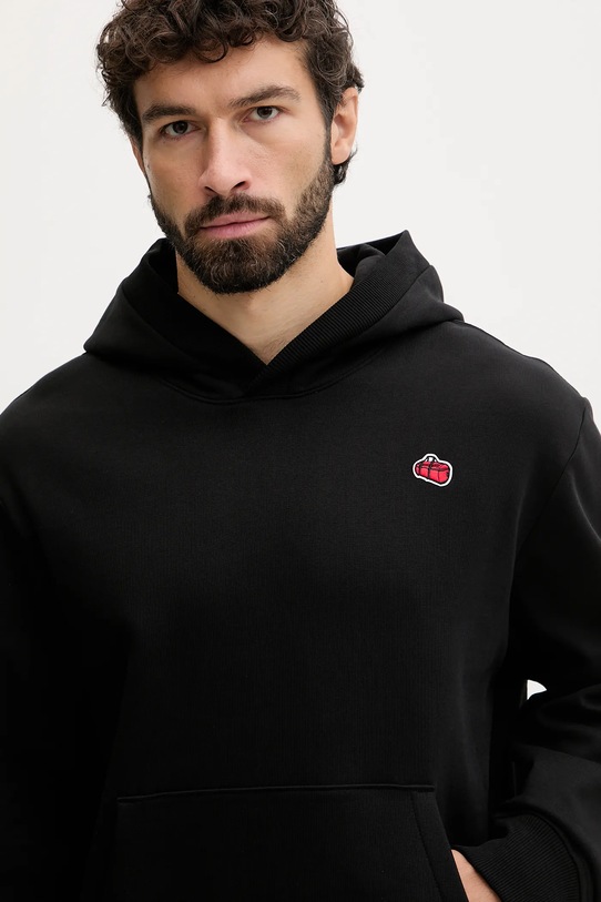 Βαμβακερή μπλούζα The North Face Icon Relaxed μαύρο NF0A8EU8JK31