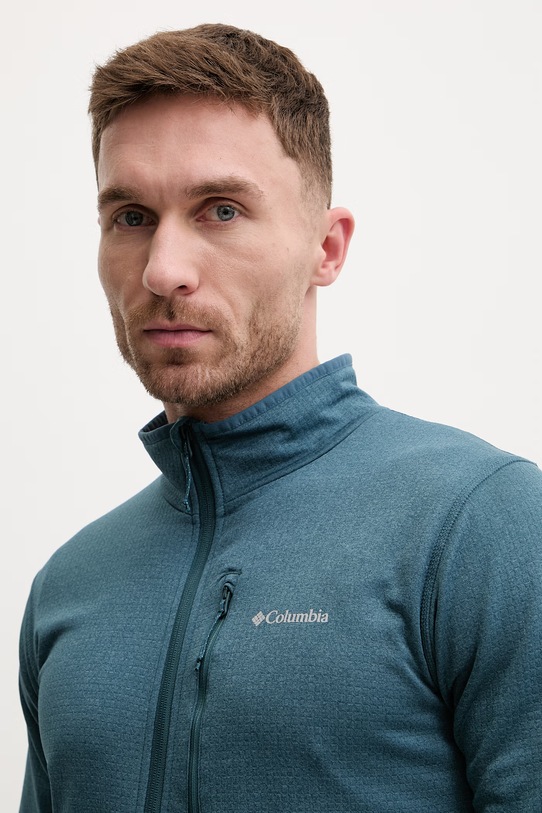 Columbia bluza outdoorowa Essential Hike turkusowy 2136841