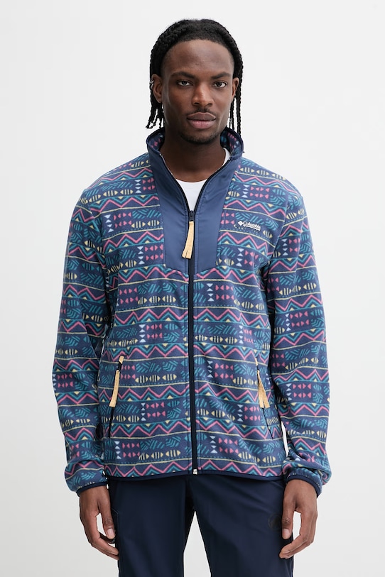 Columbia bluza outdoorowa Sequoia Grove bez kaptura granatowy 2135511