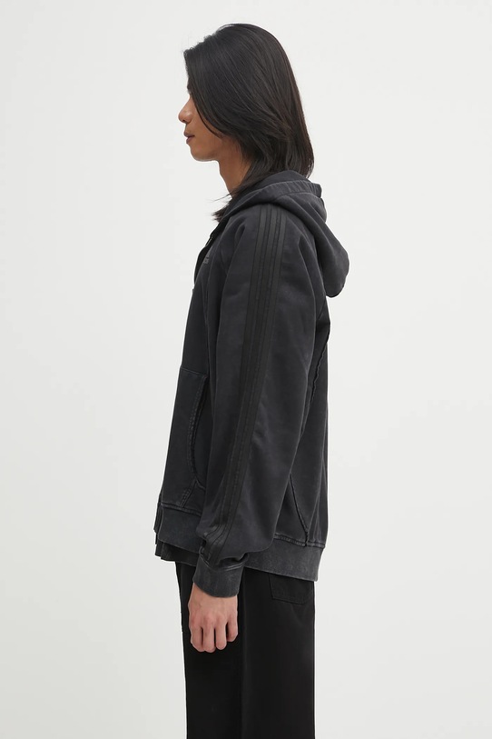 adidas Originals cotton sweatshirt Adilenium Tg Hd KF8527 black AW25