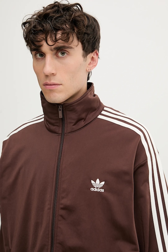 Mikina adidas Originals Firebird Tt hnědá KA0459