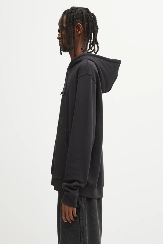 adidas Originals bluza bawełniana Trefoil Hoody JY3766 czarny AW25