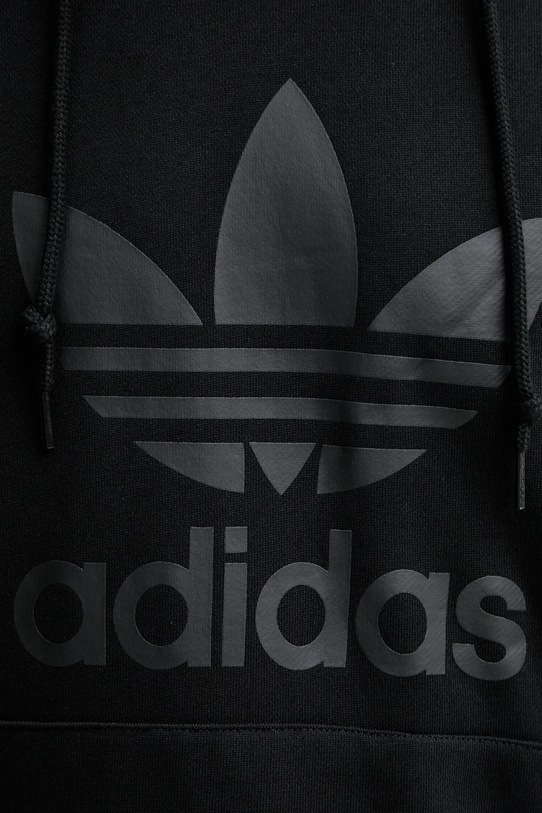Хлопковая кофта adidas Originals Trefoil Hoody JY3766 чёрный