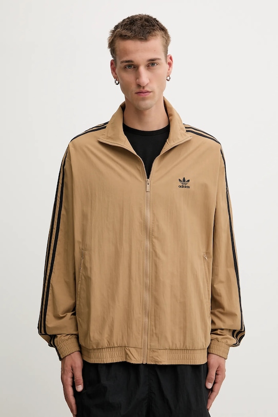 adidas Originals bluza Firebird Tt aplikacja beżowy JY1333