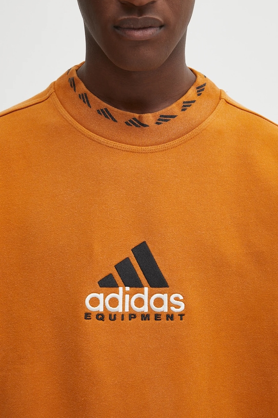 Mikina adidas Originals EQT Washed Crew oranžová JX1569