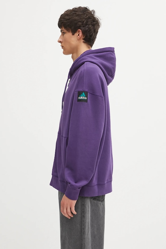 Dukserica adidas Originals EQT Hoodie JX1573 ljubičasta AW25