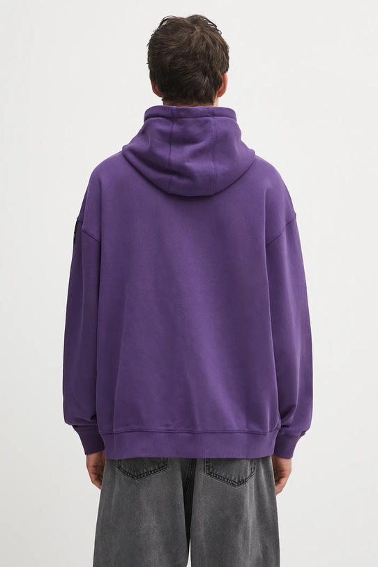 Odzież adidas Originals bluza EQT Hoodie JX1573 fioletowy