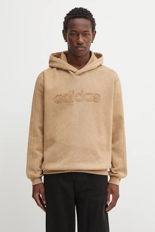 adidas Originals bluză Wsh Hoodie cu gluga verde JY2791