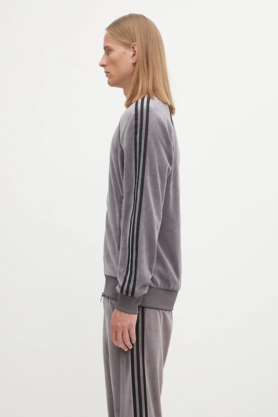 adidas Originals bluza welurowa Sst Tt JX1562 fioletowy AW25
