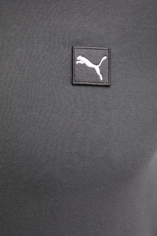 Bavlnená mikina Puma 688254 sivá
