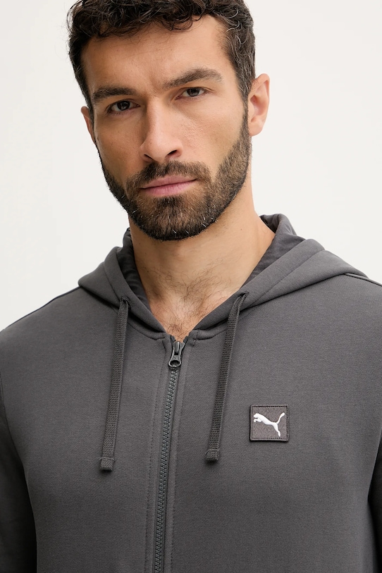 Puma hanorac de bumbac gri 688255