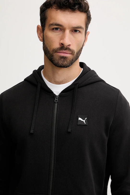 Puma hanorac de bumbac negru 688255