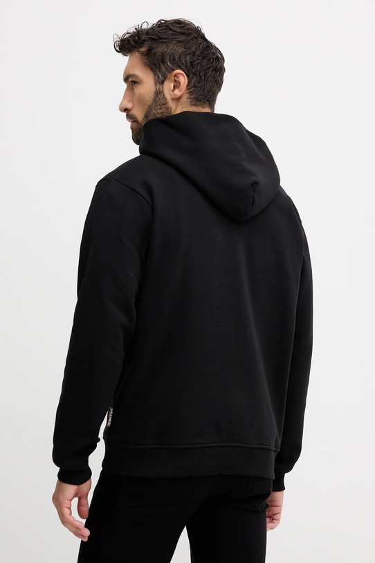 Дрехи Памучен суичър Just Cavalli 79OAIB01.CF802 черен