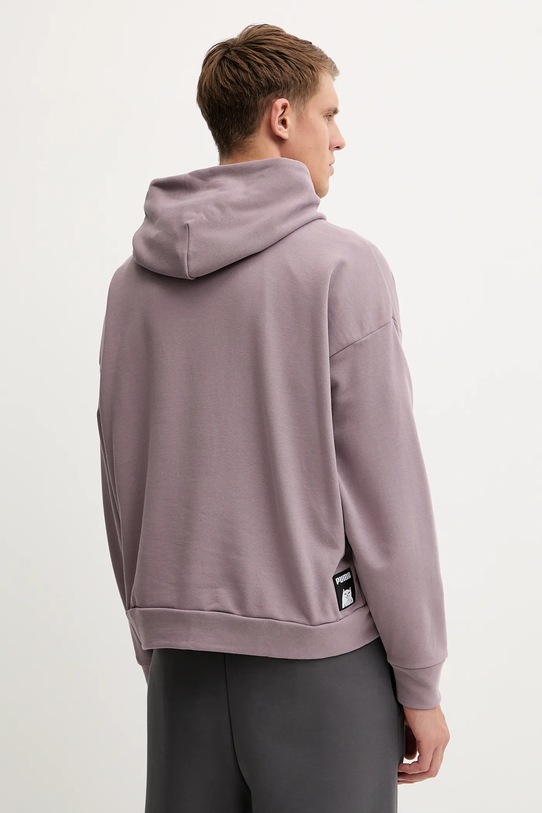 Дрехи Памучен суичър Puma PUMA x RIPNDIP 632414 виолетов