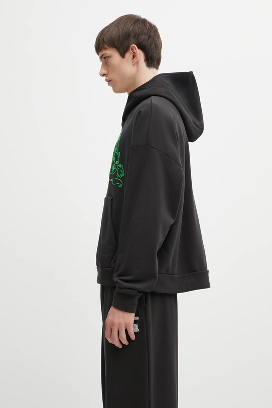 Pamučna dukserica Puma PUMA x RIPNDIP 632414 crna AW25
