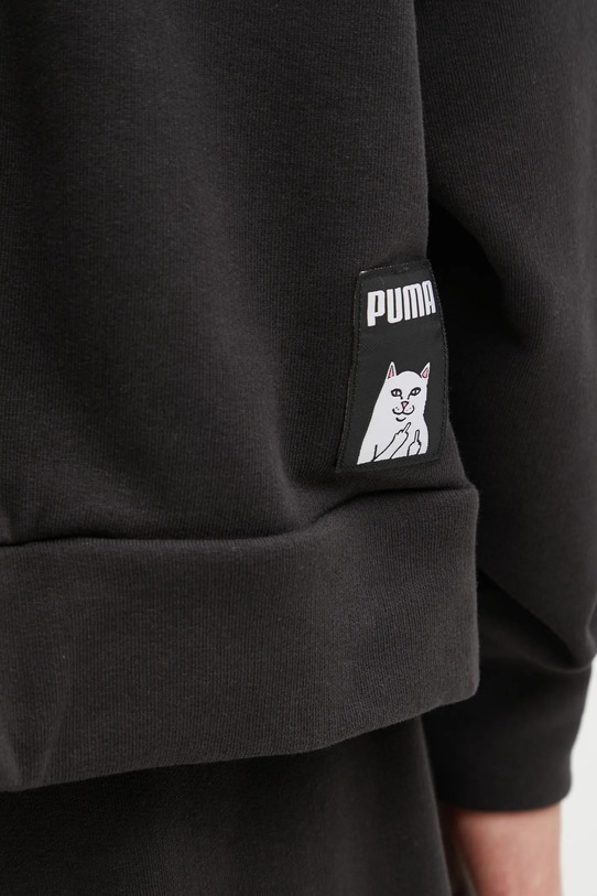 Pamučna dukserica Puma PUMA x RIPNDIP crna 632414