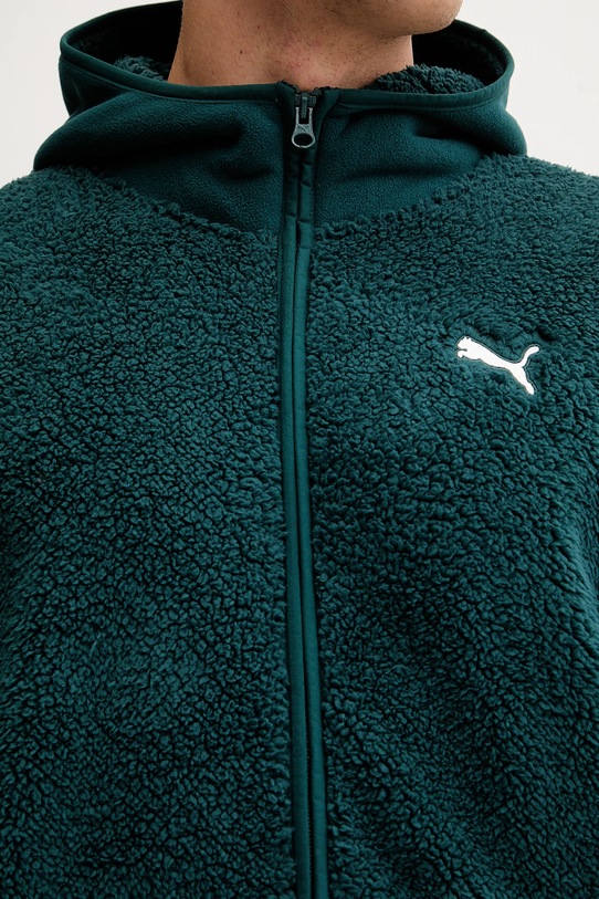 Поларен суичър Puma 688260 зелен