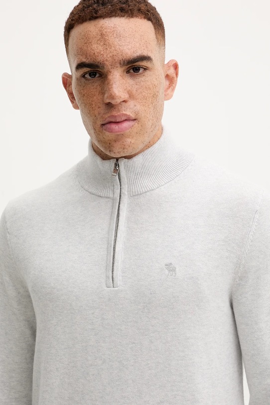 Abercrombie & Fitch sweter z dodatkiem wełny szary KI120.5139.110
