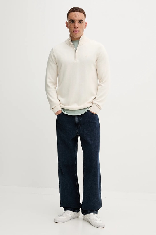 Abercrombie & Fitch sweter KI120.5139.150 beżowy AW25