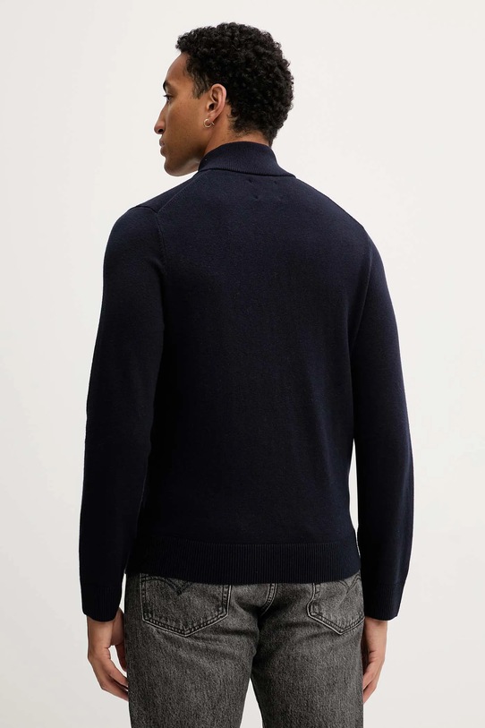 Abercrombie & Fitch pulover din amestec de lână bleumarin KI120.5139.200