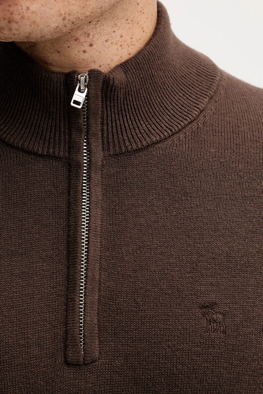 Abercrombie & Fitch sweter z dodatkiem wełny KI120.5139.400 brązowy