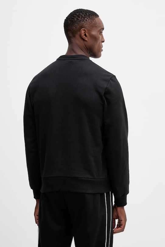 Дрехи Памучен суичър Lacoste SH5498 черен