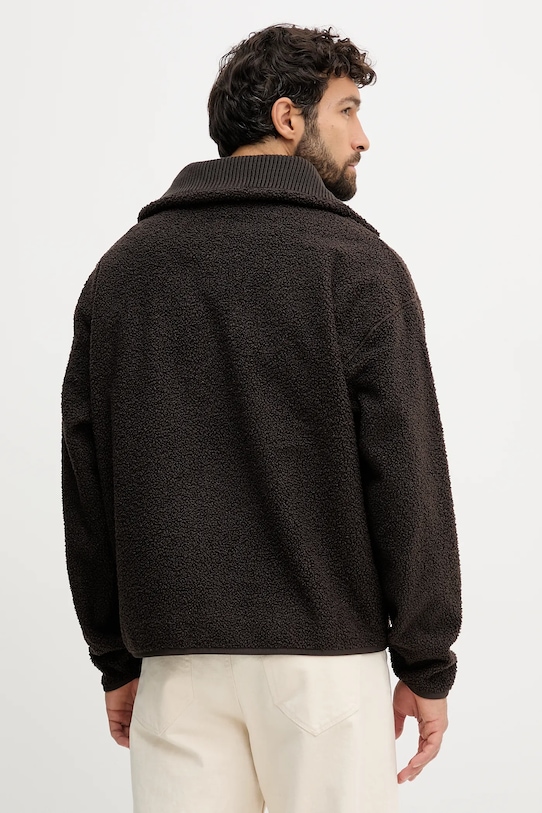 Дрехи Поларен суичър Lacoste SH5500 кафяв