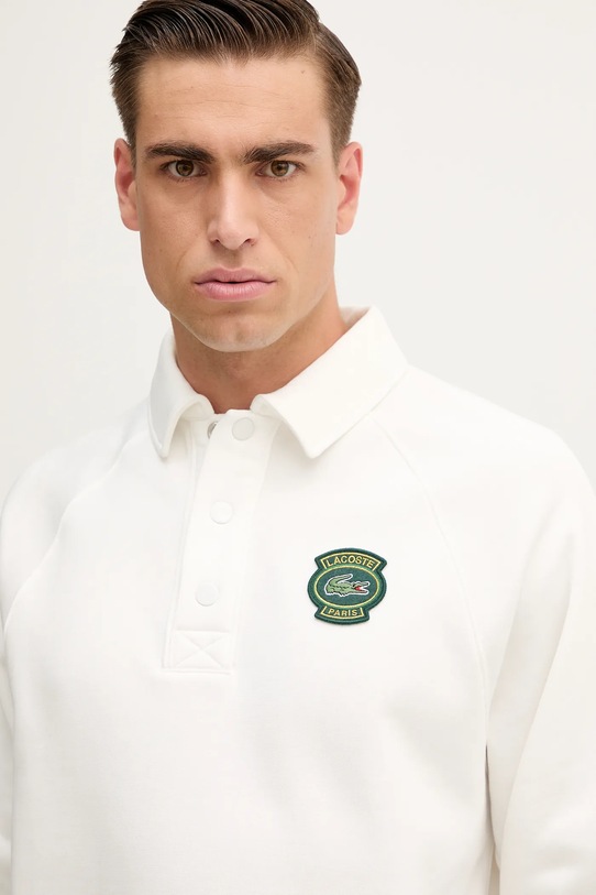 Lacoste bluza biały SH8323