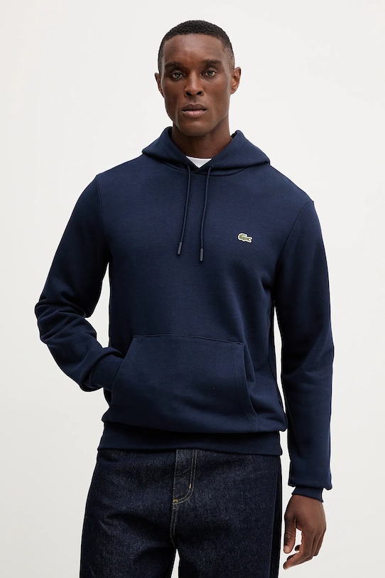 Lacoste pamut melegítőfelső pamut sötétkék SH9839